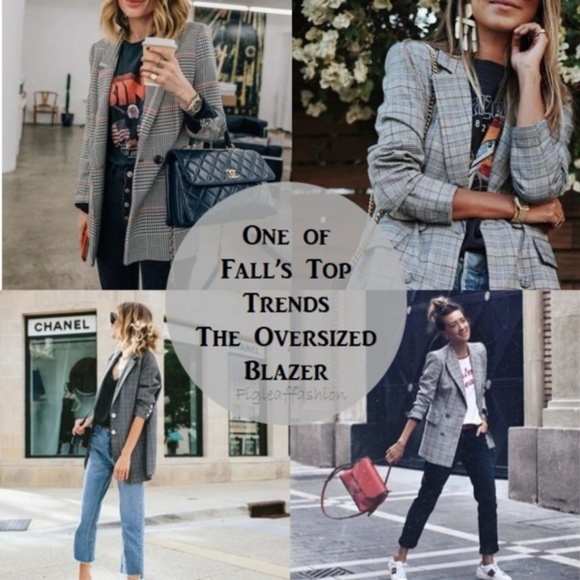 FLASH SALE LAST ONE! Plaid Blazer Jacket - Picture 5 of 5